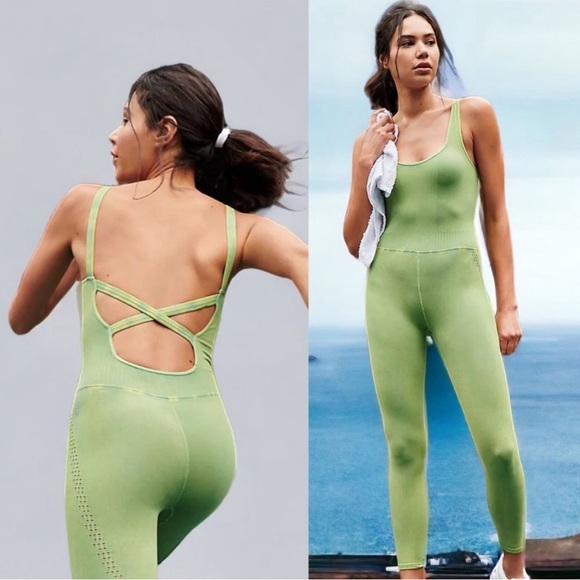 🥳HP🥳 NWOT Free People Movement Good Karma Onesie - Picture 4 of 11